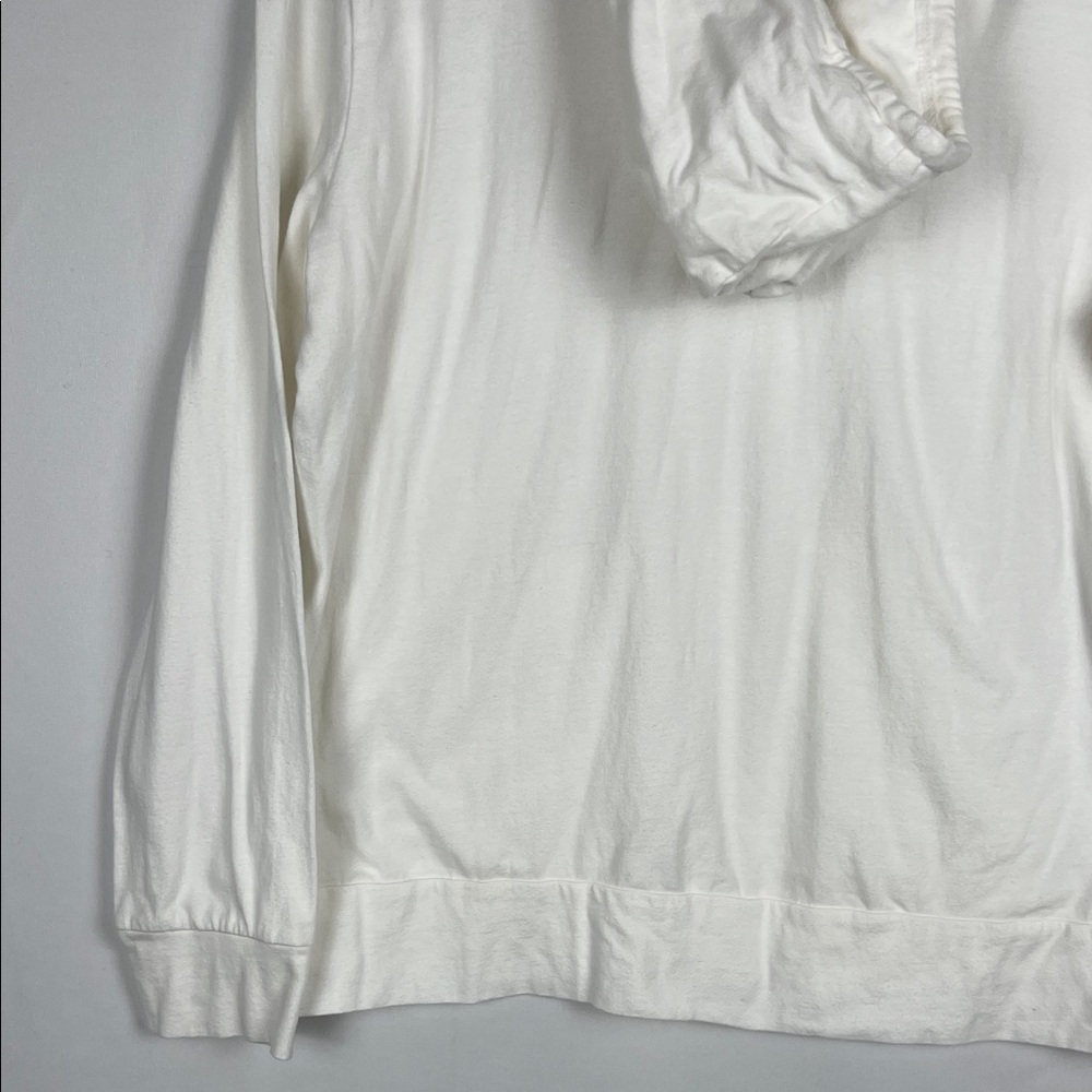Sofra Women's White Zip-Up Hoodie - Picture 10 of 12